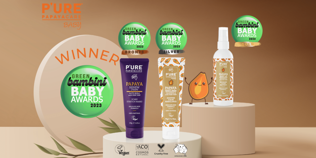 P’URE Papayacare Wins Global Bambini Baby Awards